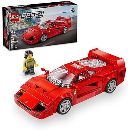 318-Pc LEGO Speed Champions Ferrari F40 Supercar Building Set