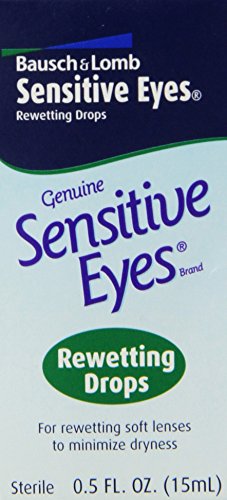 Bausch + Lomb Sensitive Eyes Contact Lens Rewetting Drops, 0.5 Ounce Bottle $2.53 or less Via SS and Clip Coupon AMAZON