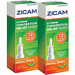 Amazon.com: Zicam Extreme Congestion Relief No-Drip Liquid Nasal Spray with Soothing Aloe Vera, 0.5 Ounce (Pack of 2) - in stock soon $9.47