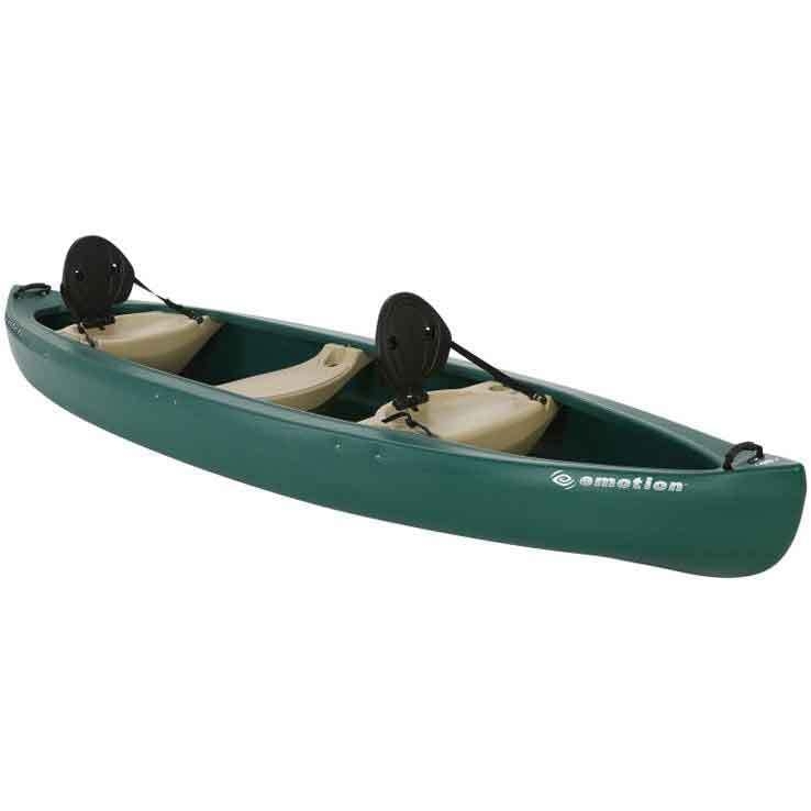 Lifetime Kayaks Wasatch Canoes - 13ft Green canoe sale! fishing boating trolling motor  - $471.99