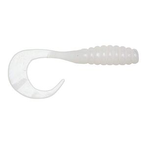 fishing YUM Baits Co. Lures YRTG327 Ribbontail Grub Fishing Bait, White, 3" $2.52