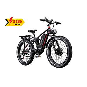 Duotts S26/F26 Dual-Motor E-Bikes (4000W, Samsung Battery, Hydraulic Brakes) $799 + Free Shipping