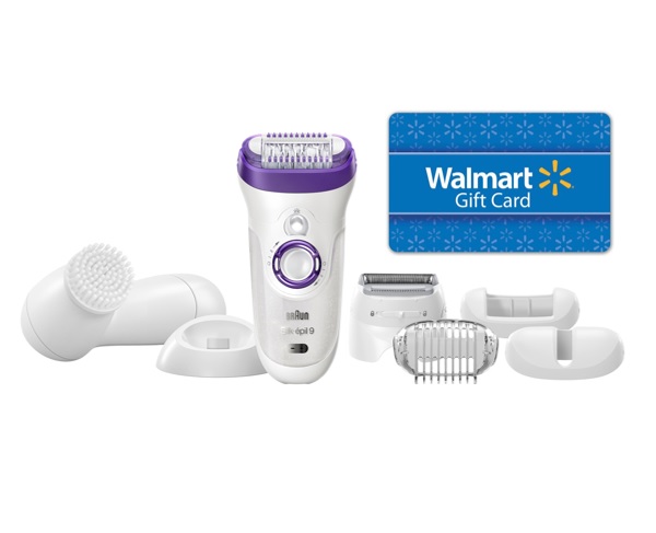 Braun Silk-epil 9 9-579 - Epilator 89.94 -20 dollar gift card at Walmart