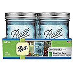 Ball Ball Regular Mouth Elite Collection Half Pint Jars, Blue (4-Pack) $4.78 add on