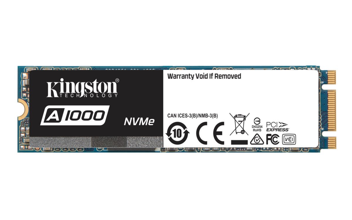 Kingston Digital SA1000M8/240G A1000 240GB PCIe NVMe M.2 2280 Internal SSD High Performance Solid State Drive $40