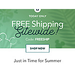 Free Shipping Sitewide &amp; $16 Mickey Mouse Tropical Picnic Blanket with Any Purchase