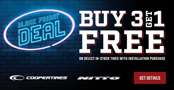 Buy 3 Get 1 Tires at Big O