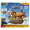 Nintendo Super Mario Deluxe Bowsers Airship 2.5 inch Action Figure Playset $20
