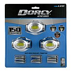 Sears: Dorcy 150 Lumen 3-pack LED Headlight pack $8 + Free Store Pickup