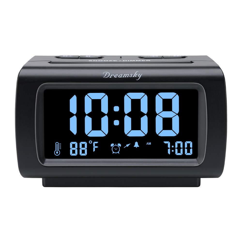 DreamSky Decent Alarm Clock Radio with FM Radio and USB Port  $18.19