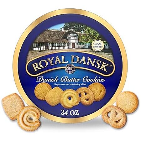 Select Accounts: 24-Oz Royal Dansk Danish Butter Assorted Cookies in a Gift Tin $5.07 w/ Subscribe & Save
