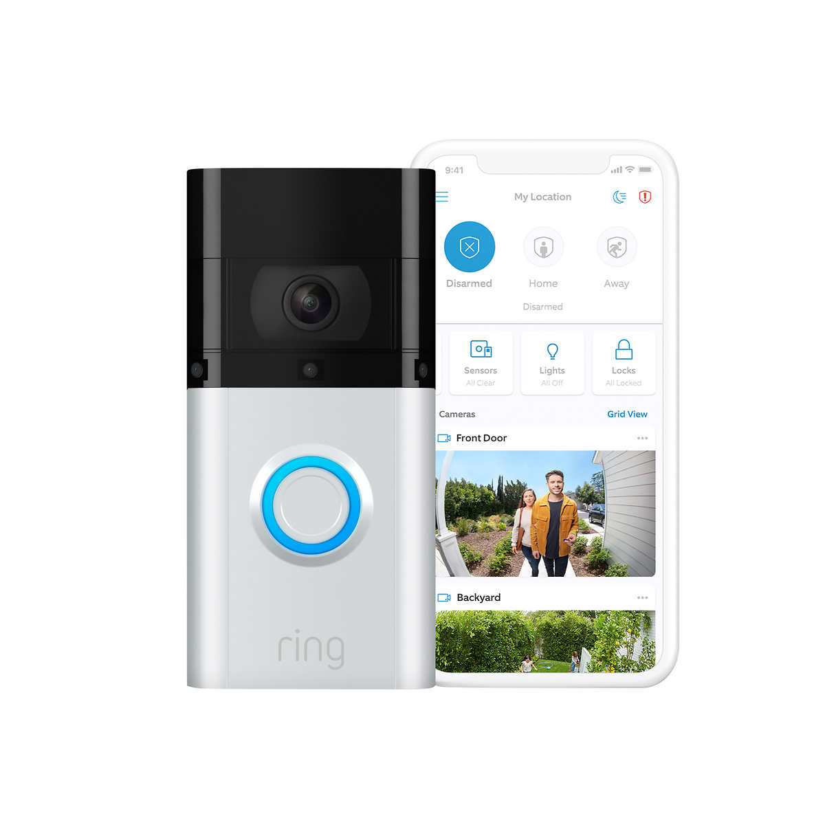 Ring Video Doorbell 3+ with 12 month Ring Protect subscription $150