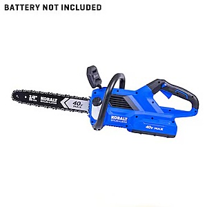 Kobalt Gen4 40-volt 14-in Brushless Battery Chainsaw Battery Not Included Charger Not Included $119