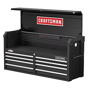 CRAFTSMAN 2000 Series 51.72-in W x 24.74-in H x 16.32-in D 8 -Drawer Steel Tool Chest ( Black ) $289