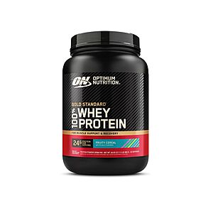 1.55-Lb Optimum Nutrition Gold Standard 100% Whey Protein Powder (Fruity Cereal)
