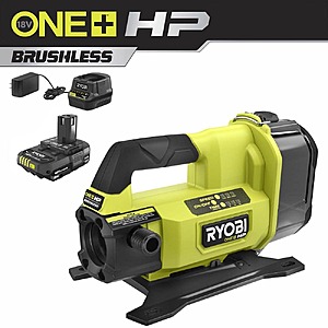 RYOBI ONE+ HP 18V 1/4 HP Cordless Transfer Pump w/ 2.0 Ah Battery $139 + Free S&H