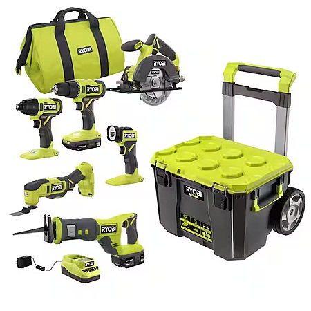 Save $150 on RYOBI 6-Tool Combo Kit!