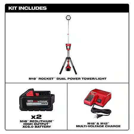 Image for deal: Almost 50% Off Milwaukee Rocket Tower Light!