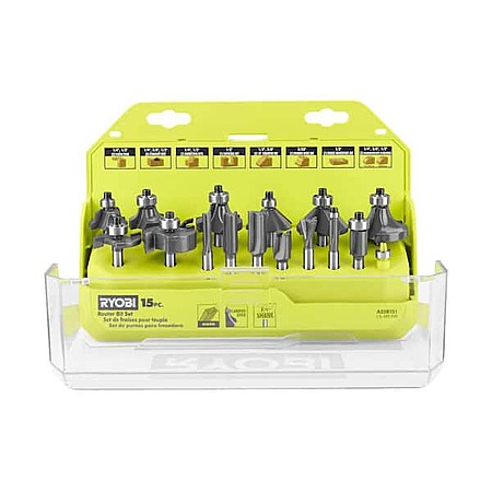 Save 43% on Ryobi Router Bit Set!
