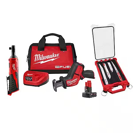 45% Off Milwaukee M12 FUEL Recip Saw Kit!