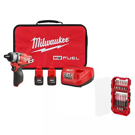 Save $71 on Milwaukee M12 FUEL 12V Screwdriver Kit!