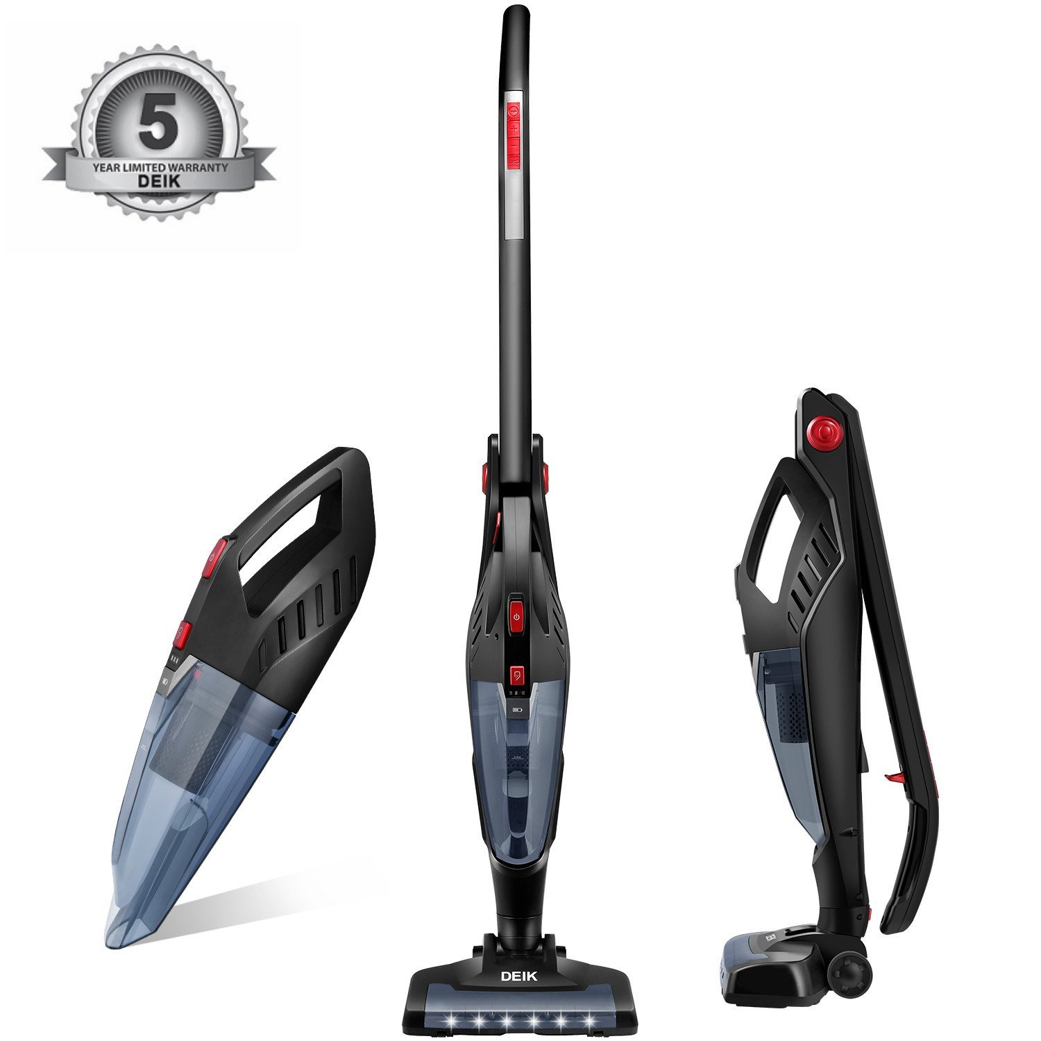 Deik 2 in 1 Cordless Vacuum Cleaner for $68 53 with code free
