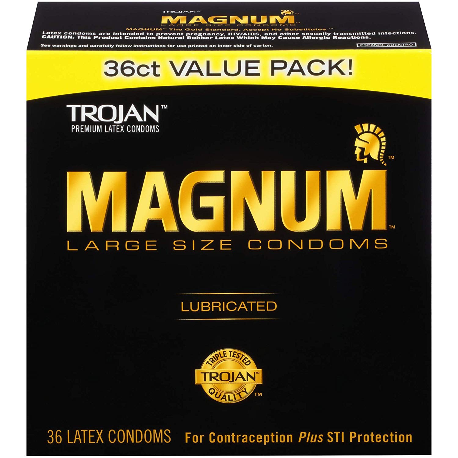 Trojan Magnum Large Size Lubricated Condoms - 36 count - $10.93 shipped w/ Amazon S&S