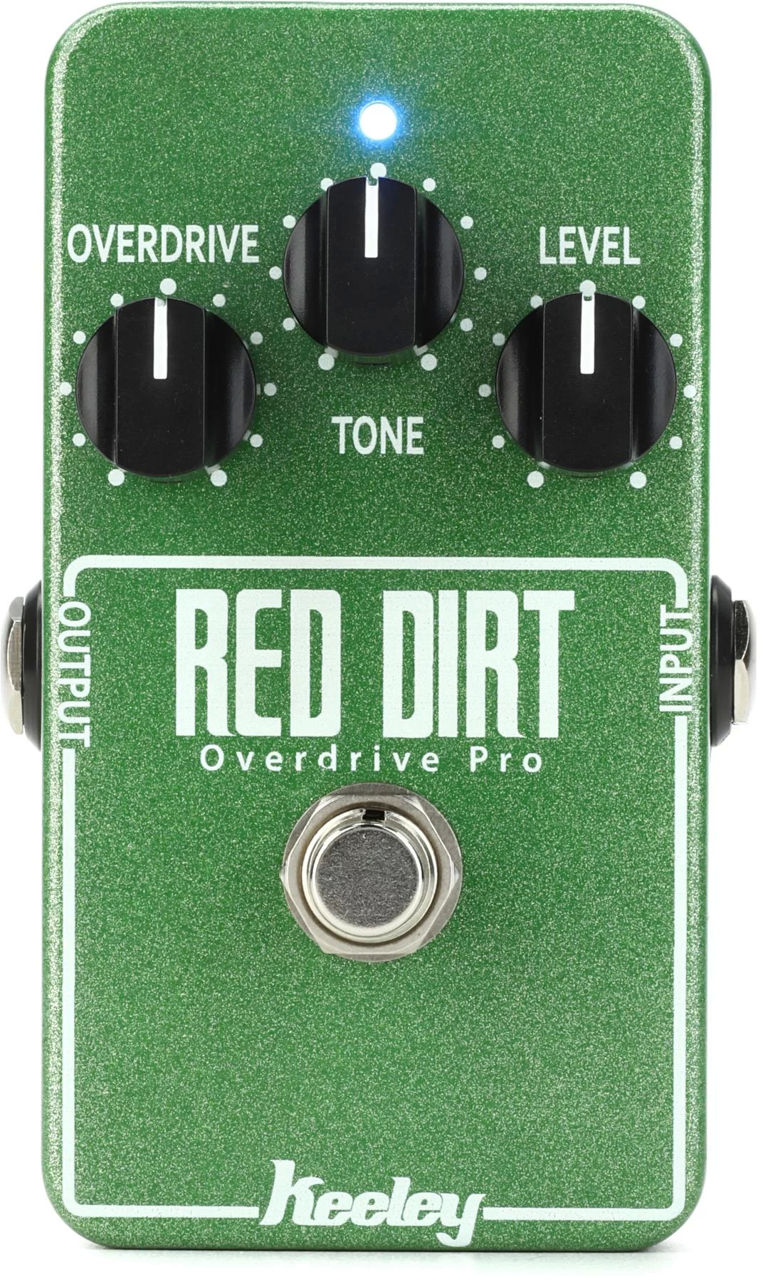 Rust uit wapenkamer gevoeligheid Keeley Red Dirt Overdrive Germanium Overdrive Guitar Pedal - Green Sparkle,  Sweetwater Exclusive - $99