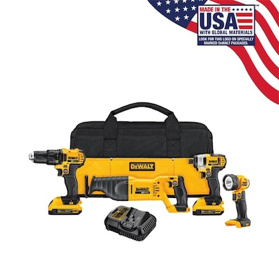 *YMMV* DEWALT 4-Tool 20-Volt Max Power Tool Combo Kit w/Case (In-store only) *YMMV* $149.5
