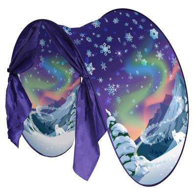 Dream Tents Pop Up Bed Tent Winter Wonderland Or Space Adventures