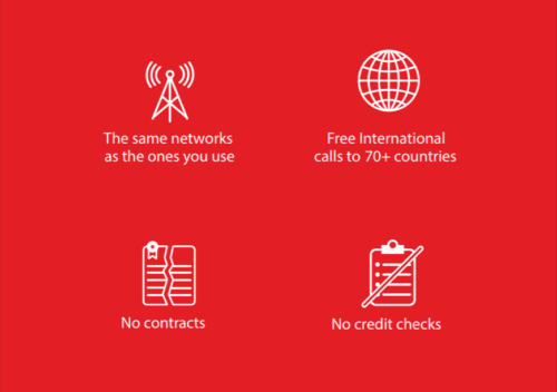 Red Pocket Mobile 100 minutes/100 texts/500 Mb data per month. $4.59 per mo. (I.E. $54.99 for 360 days)