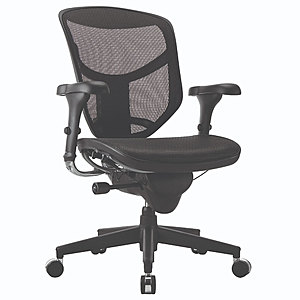 WorkPro Quantum 9000 Series Ergonomic Mesh High Back Chair w Headrest
