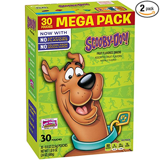 Add-on item: Betty Crocker Fruit Snacks, Scooby-Doo Snacks, 30 Pouches, 0.8 oz Each (Pack of 2), $4.51 AC  (FS w/Alexa)