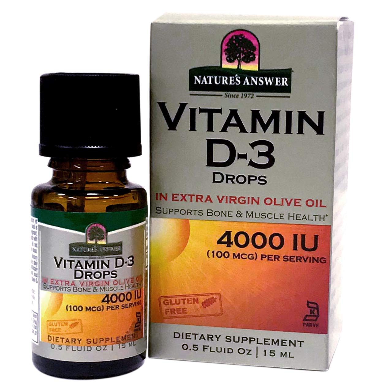 Natures Answer Vitamin D 3 Drops 4000 Iu 675