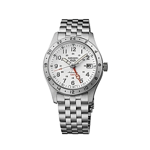 Seiko 5 SSK059 Automatic GMT White Dial Stainless Steel Watch $394.66