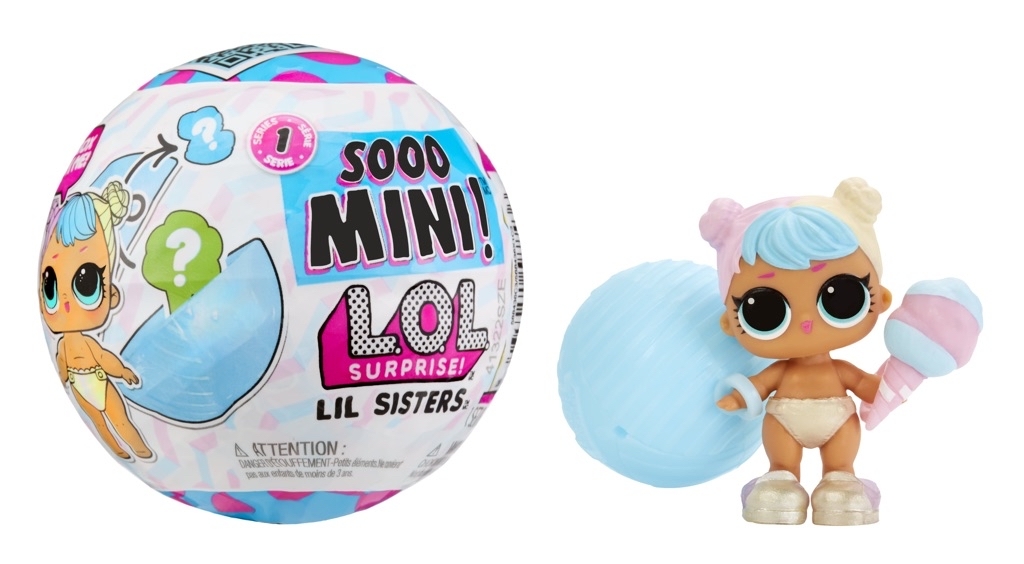 Sooo Mini! LOL Surprise Lil Sisters- with Collectible Lil Sister Doll, 5 Surprises, Mini L.O.L. Surprise Ball, Limited Edition Dolls- Great gift for Girls age 4+ - $4.99