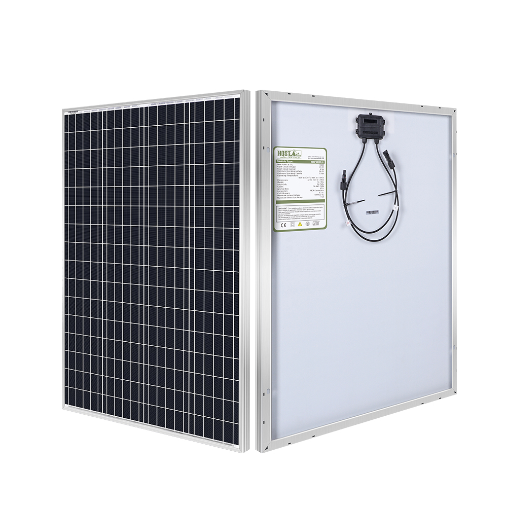 HQST 100 Watt 12 Volt Monocrystalline Solar Panel $76.99 with FS