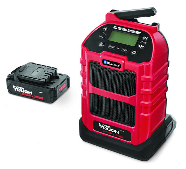 YMMV Walmart In-store: Hyper Tough 20-Volt Li-Ion Jobsite Radio, $9.00 (was $39.99)