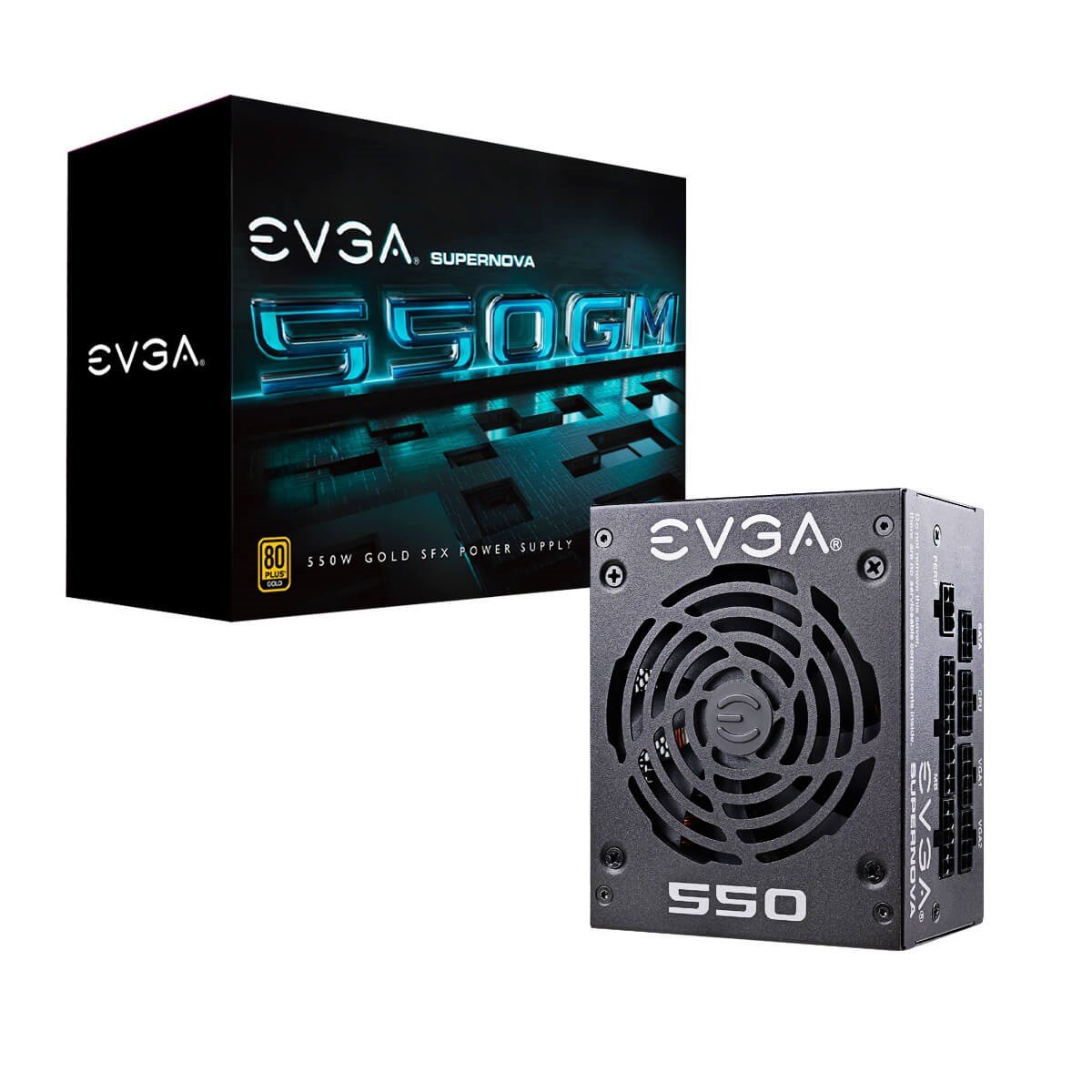 EVGA SFX Power Supply SuperNOVA 550 GM, 80 Plus Gold 550W, Fully Modular. $65