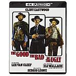 4KUHD Blu-ray: The Good, the Bad and the Ugly (Kino Lorber) $18.69