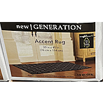 Costco In Store: New Generation Accent Rug by Mohawk (YMMV) $14.99