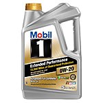 5-Qt Mobil 1 Extended Performance 0W-20 Full Synthetic Motor Oil $3.85 After $12 Rebate + Free Store Pickup