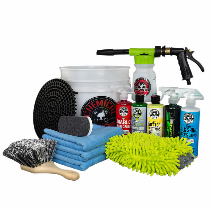 Chemical Guys 13-piece Car Wash Bucket with TORQ Foam Blaster - COSTCO $49.99