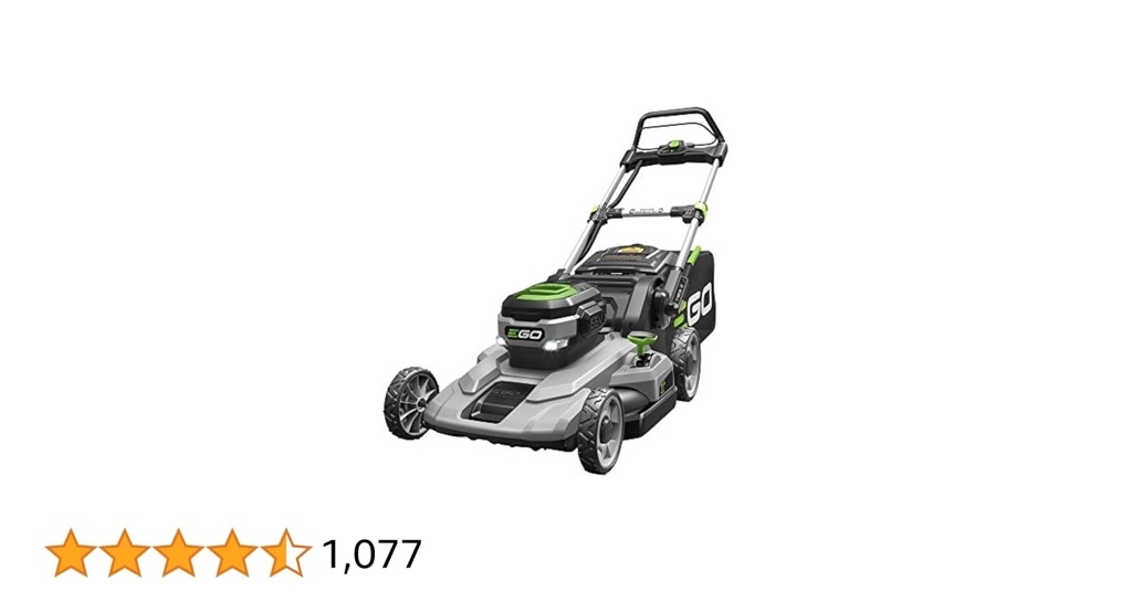 EGO Power+ LM2101 21-Inch 56-Volt Lithium-ion Cordless Lawn Mower 5.0Ah Battery and Rapid Charger Included - $379