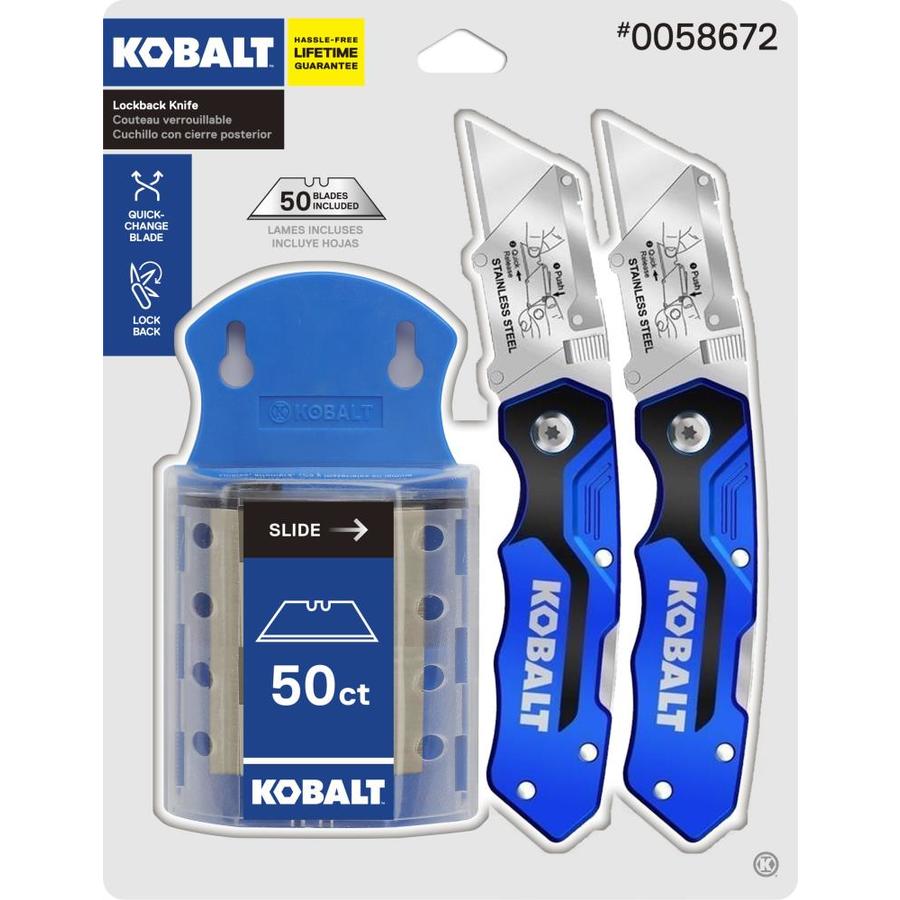 Lowe’s YMMV $7.98 Kobalt 18mm 52-Blade Folding Utility Knife Set