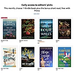 Free Kindle Books - December First Reads - For Amazon Prime Members