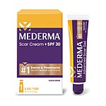 Mederma Scar Cream Plus SPF 30, Sunscreen, Protects from Sun Damage, Reduces the Appearance of Scars, 0.7 Ounce, 20 grams (Packaging May Vary) $9