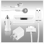 iPhone/iPod Power Bundle Accessory Kit w/ Dock, Headphones, USB Cable, Power Adapter &amp; Car Charger! $6 @Ben's Outlet