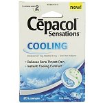 Cepacol Sensations Lozenges, 20 Count (Cooling ) $2.12 (with 5% off, or lower) +FS, AC, with S&amp;S @Amazon