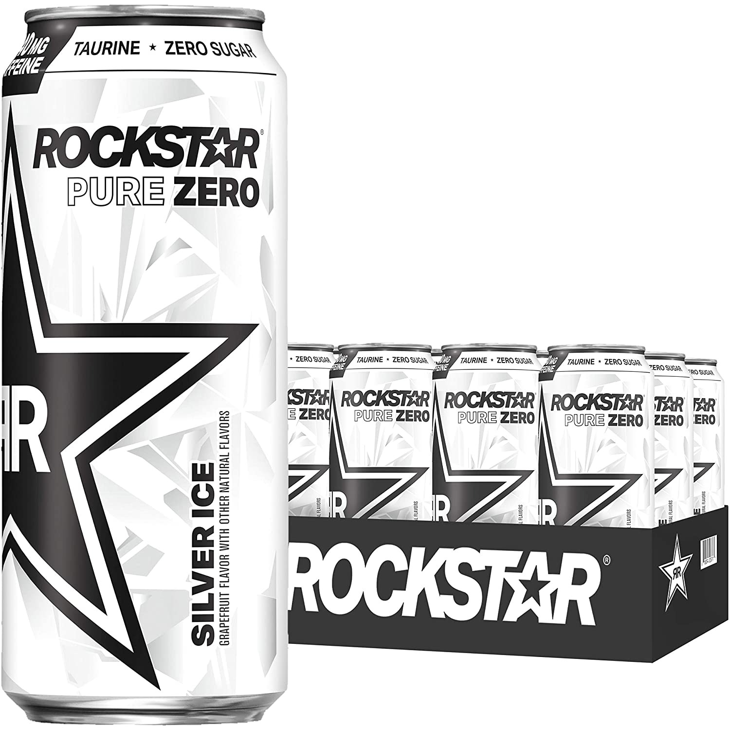 Rockstar 12 Pack (Fruit Punch, Silver Ice, and Kiwi Strawberry) @Amazon - $12.42+